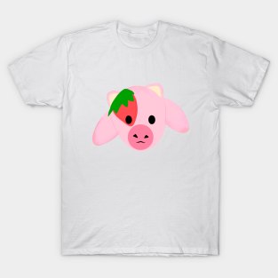 Strawberry cow    -  cottagecore T-Shirt